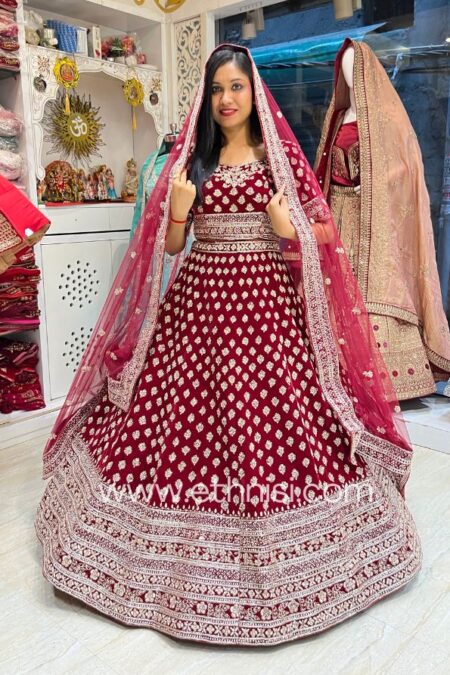 Red Bridal Lehenga Choli