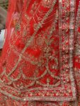 Designer Rich Red Bridal Lehenga Choli