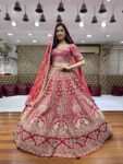 Designer Handwork Pink Lehenga Choli