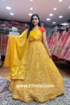 Yellow Lehenga Choli for Wedding Guests