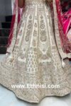 Ivory Lehenga Choli with Contrast Dupatta