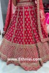 Red Handwork Bridal Lehenga Choli