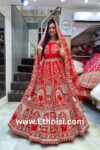 Designer Red Bridal Lehenga Choli