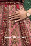 Beautiful Red and Light Pink Bridal Lehenga Choli