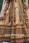 Maroon and Light Pink Bridal Lehenga Choli