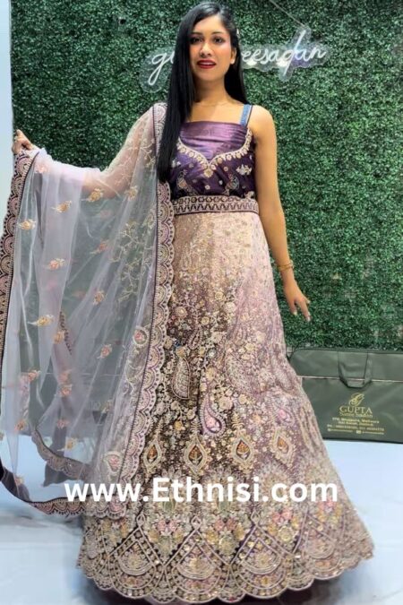 Shades of Purple Beautiful Lehenga Choli