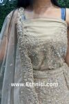 Beautiful Golden Lehenga Choli