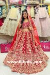 Rich Red Heavy Handwork Bridal Lehenga Choli