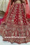 Rich Red Heavy Handwork Bridal Lehenga Choli