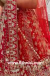 Rich Red Heavy Handwork Bridal Lehenga Choli