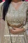 Ivory Sequin Loaded Designer Handwork Lehenga Choli