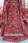 Red Stunning Designer Handwork Bridal Lehenga Choli