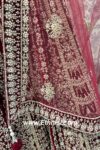 Maroon Beautiful Bridal Lehenga Choli