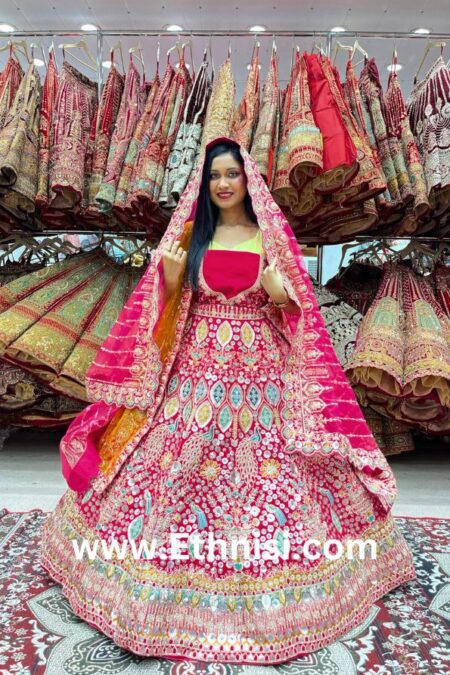 Red Stunning Bridal Lehenga Choli