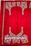 Red Calcutta Work Royal Bridal Lehenga Choli