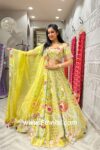 Vibrant Green Designer Concept Lehenga Choli