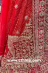 Rich Royal Calcutta Handwork Bridal Lehenga Choli