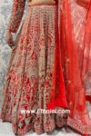 Red Designer Handwork Lehenga Choli