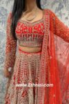 Red Designer Handwork Lehenga Choli