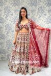 Maroon Designer Lehenga Choli