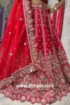 Elegant Red Heavy Handwork Bridal Lehenga Choli