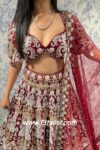 Maroon Designer Lehenga Choli