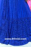 Royal Blue Full of Cut Glasses Lehenga Choli