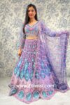 Shades of Blue Designer Lehenga Choli