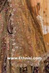 Mustard and Maroon Bridal Lehenga Choli