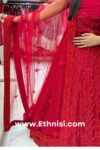 Monotone Red Handwork Lehenga Choli