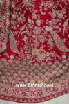 Red Classy Handwork Bridal Lehenga Choli