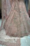 Light Pink Heavy Handwork Bridal Lehenga Choli