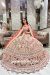 Orange Rust Handwork Lehenga Choli