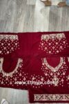 Maroon Designer Handwork Bridal Lehenga Choli