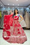 Heavy Handwork Royal Red Lehenga Choli