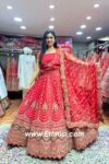 Rich Red Beautiful Bridal Lehenga Choli