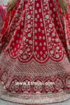 Rich Red Silk Designer Bridal Lehenga Choli