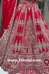 Heavy Handwork Royal Red Lehenga Choli