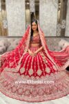 Royal Red Handwork Lehenga Choli