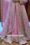 Baby Pink Designer Handwork Dress