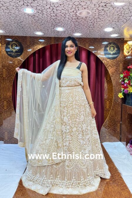 Ivory Handwork Designer Lehenga Choli